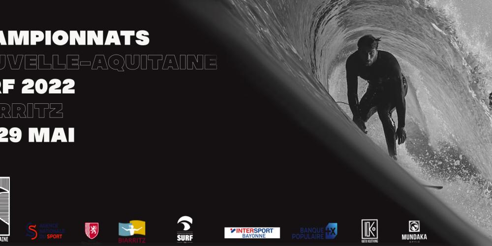 Le Championnat de Nouvelle-Aquitaine de Surf Open 2022 arrive à Biarritz !