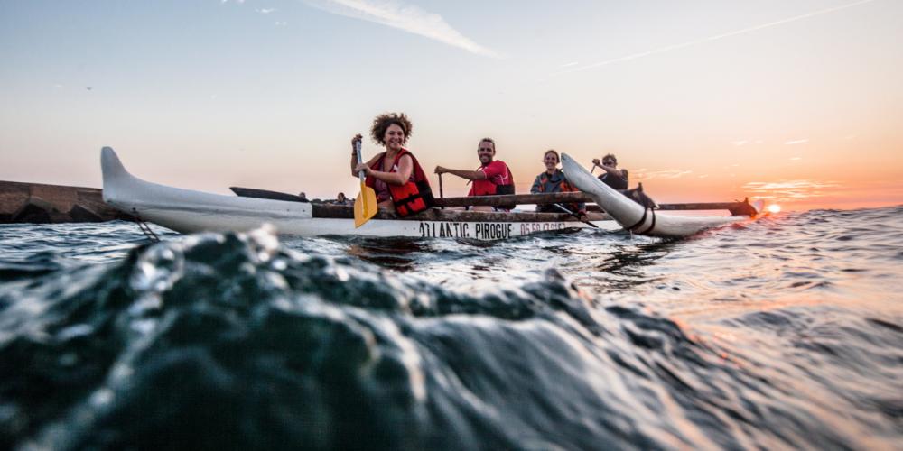 Sejour Scolaire Surf Stand-up Paddle Pirogue Hawaienne