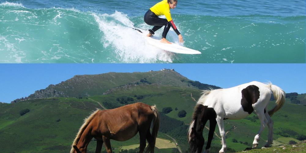 Randonnée et Surf au Pays Basque