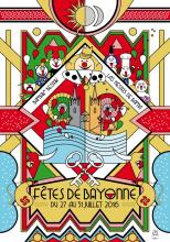 L'affiche officielle des Fêtes de Bayonne 2016 !  L'affiche officielle des Fêtes de Bayonne 2016 !